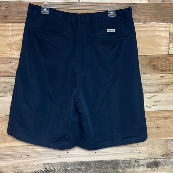 Chaps size 34 Navy Flat Front Golf Shorts with Front and Back Pockets - Picture 9 of 10